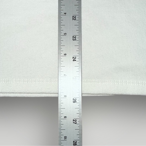 NWT TALBOTS RIBBED SCOOP NECK TEE Plus 2X White - Picture 14 of 14
